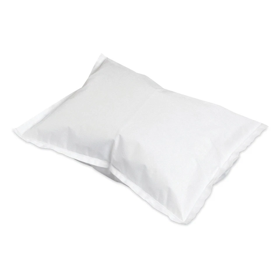 Funda de Almohada McKesson Estándar 21 x 30" Desechable Tejido Blanco / Poli 400 Ct Foto 2 de 4