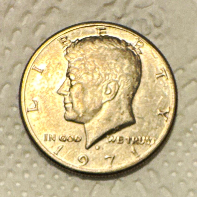 1971 Kennedy Half Dollar 50C Philadelphia Business Strike Copper-Nickel Clad