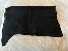 IN THE SHADE SHEER BLACK SHORT PAREO SARONG FOR BEACH OR SWIM ONE SIZE
