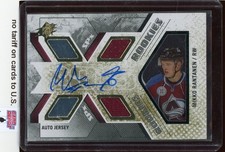 2015-16 SPx Rookies #147 Mikko Rantanen Jersey Autograph RC 450/499