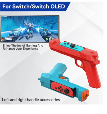 Nintendo Switch OLED Shooter Gun Controller Left Right Grip Hunting Game Accesso