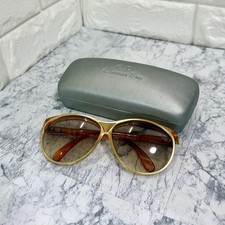 DIOR Gold Unisex Case Set Sunglasses Auth Japan