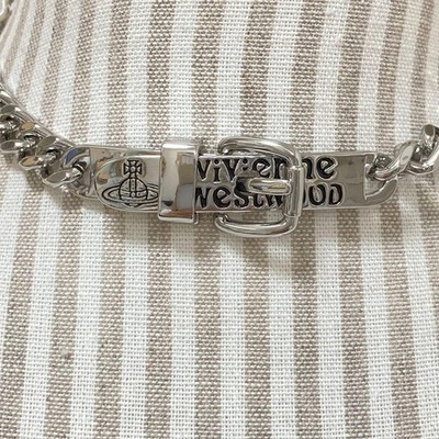 Vivienne Westwood｜AUGUSTINOチョーカー　シルバー Vivienne Westwood AUGUSTINO choker necklace Buckle Silver with