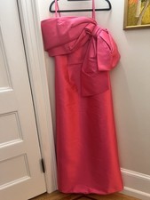 Carolina Herrera Women's Pink Silk Gown Sz8