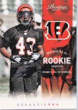 2012 Panini Prestige - George Iloka, #225, RC