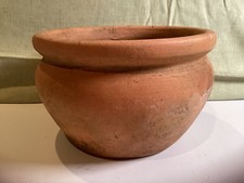 Beautiful Vintage Terracotta Plant Pot Inside/outside