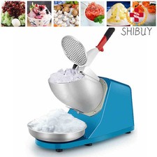 220V Commercial Ice Shaver 300W Electric Snow Cone Crusher Maker Machine