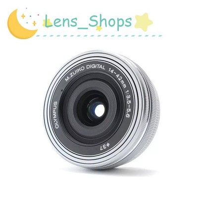 Olympus M.Zuiko 14-42mm f/3.5-5.6 Digital EZ Lens Silver Near Mint Auto Focus