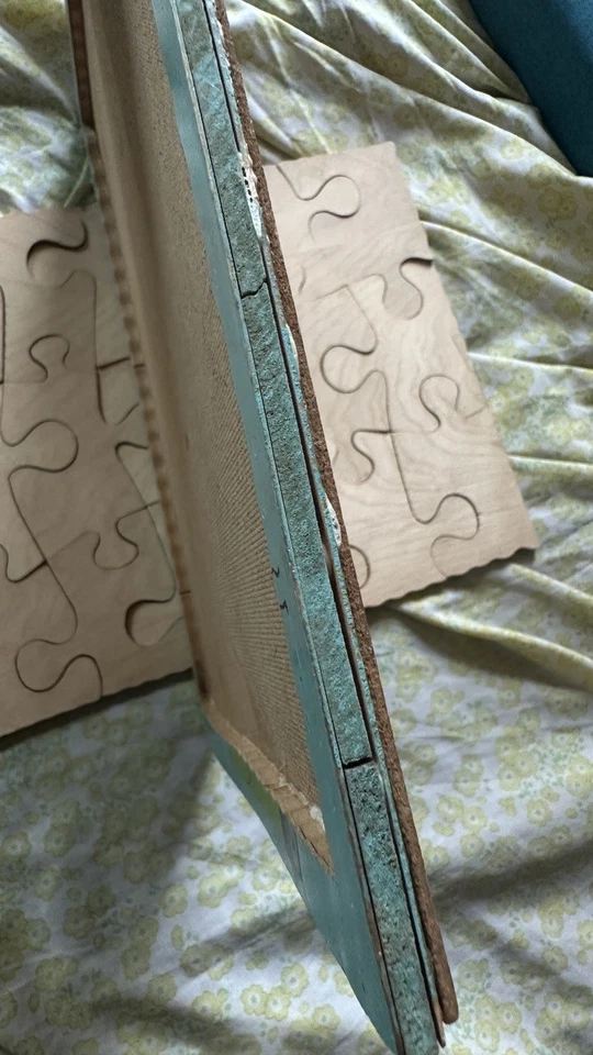 Rompecabezas de madera completo vintage Playskool Beany y Cecil la serpiente marina enferma Foto 4 de 4