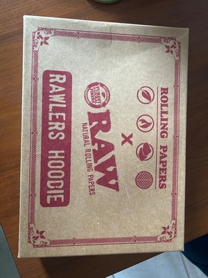 RARE RAW x Rolling Papers RAWlers Hoodie   Small   Brand New w/ Box & COA