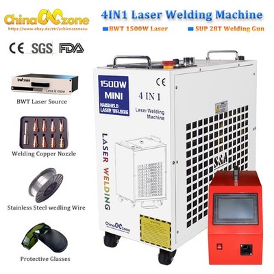 1500W 4IN1 Laser Welder schweißgerät Metal Cutting Cleaning Machine SUP 28T Head