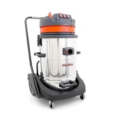 IPC Panda 640 - Bidone Aspiratutto Professionale 3 Motori Fusto Inox Basculante