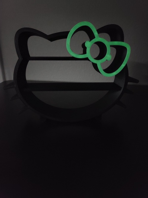 Hello Kitty Glow Shelf, Kawaii Miniature Display, Organizer, Sanrio Decor Cat