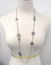 40" David Yurman Cable Coil Station Sterling Silver Necklace