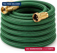 Garden Hose 25 ft NON-EXPANDABLE Water Hose, Flexible & Lightweight Kink Resista