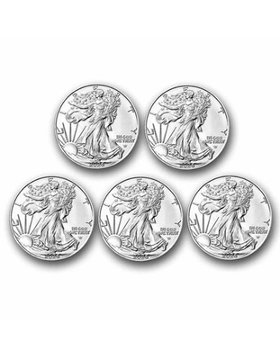 #ad #ad FIVE 5 2026 AMERICAN EAGLES 1 OZ BULLION COINS LOT OF 5 $58.00