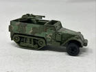 Hot Wheels Vintage 1974 US Army camouflage Gun Bucket Half Track Tank Truck. VG+