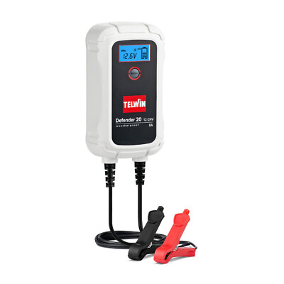 Telwin Defender 20 12 - 24v Car Charger Motorcycle Charge Maintainer