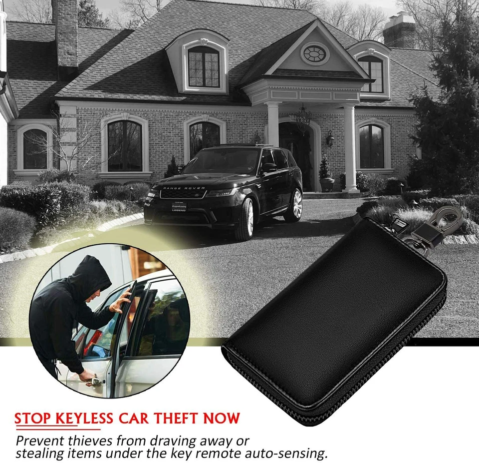 Autoschlüssel Keyless Go Schutz RFID Auto Schlüssel Blocker Etui Hülle Tasche - Bild 3 von 4