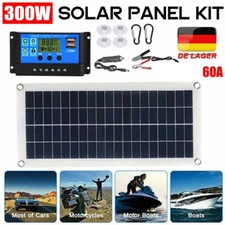 300W Solaranlage Komplettset Inselanlage netzunabhängiges 60A Wohnmobil Camper