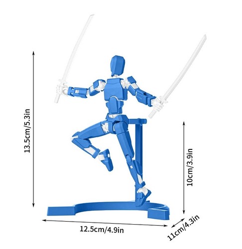 3D Action Figure Titan 13 Action Figure Toy Robot 3D Printed Jointed Movable US - Picture 3 of 23