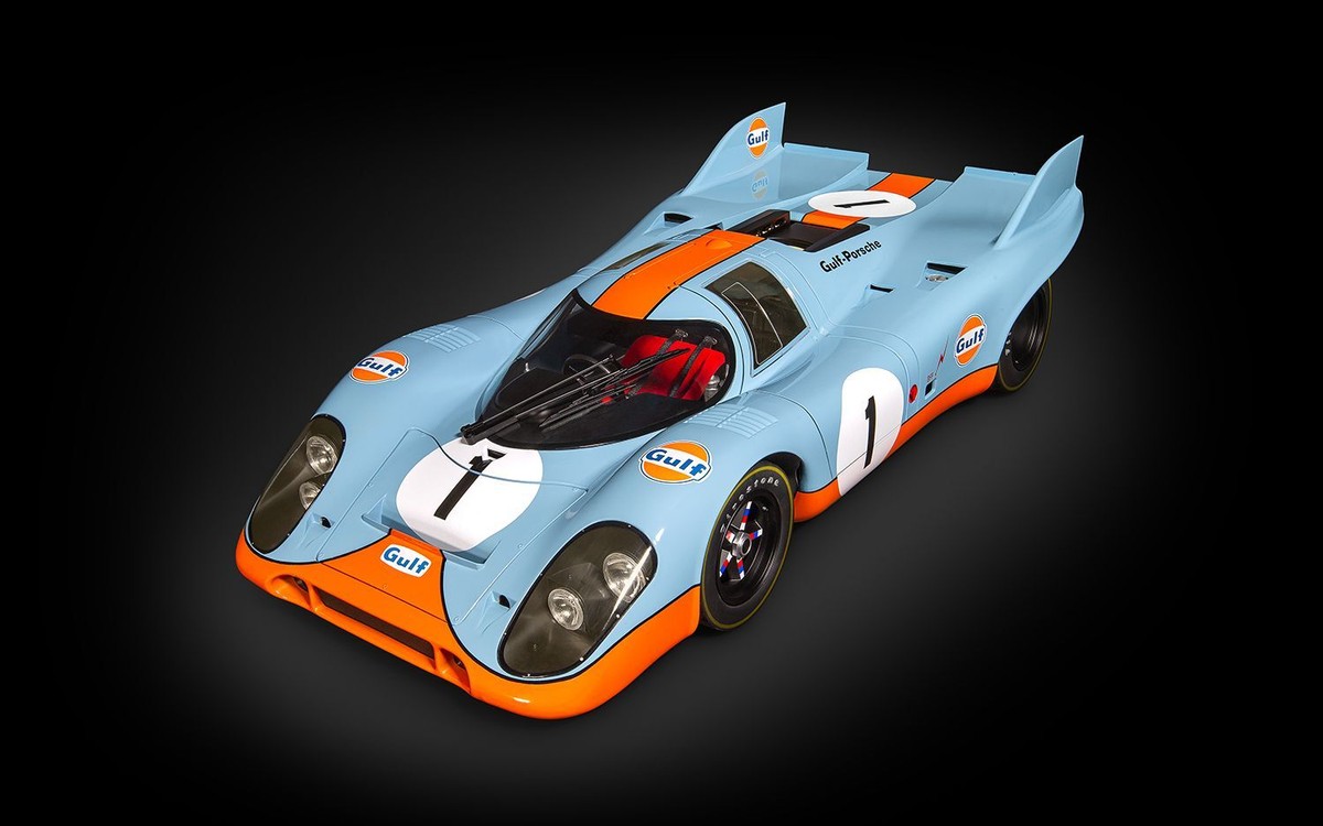Pocher HK118 Porsche 917K - Gulf Edition 1/8 Premium Diecast