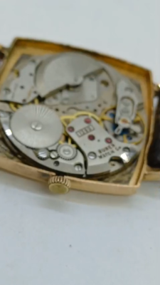 Montre Vintage Buren Slendermatic - Boîtier Acier Forme TV - Calibre 1282 Automatique