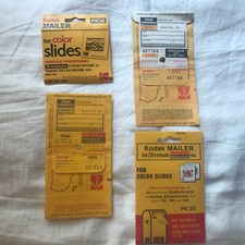 Kodak Prepaid Mailers PK20 PK36 PK59 DP36 Vintage Collectors Items