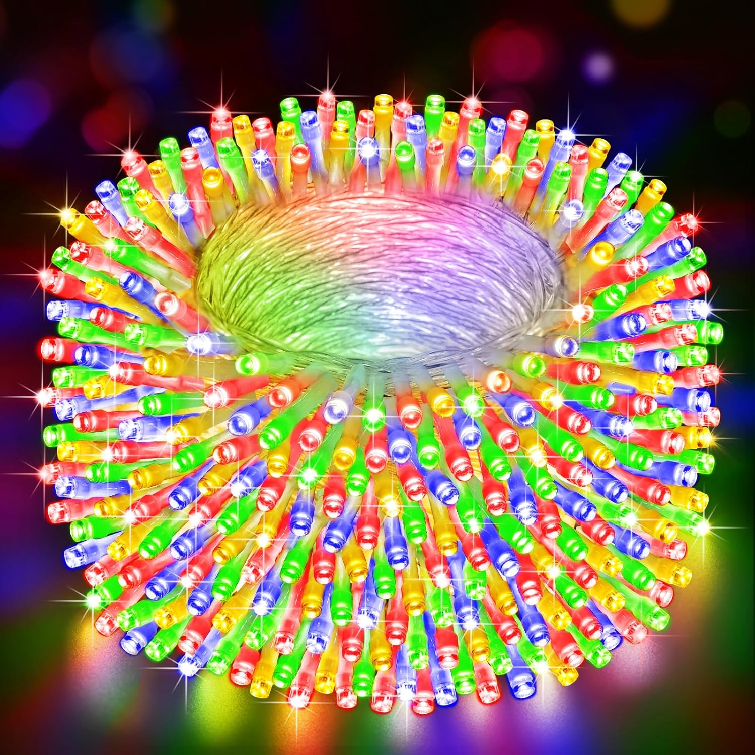 Christmas Lights Outdoor, 394FT 1000 LED Multicolor Christmas Lights 8 Modes and