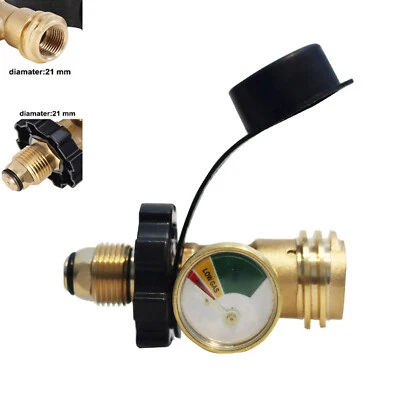 CHONGYTTUO Brand New 1 PCS Propane Tank Adapter Converts POL LP Tank Valve to QCC1/Type1