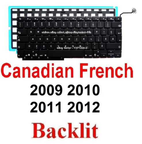 Keyboard for Apple MacBook Pro A1286 2009 2010 2011 2012 - CF Canadian Backlit - Picture 1 of 2