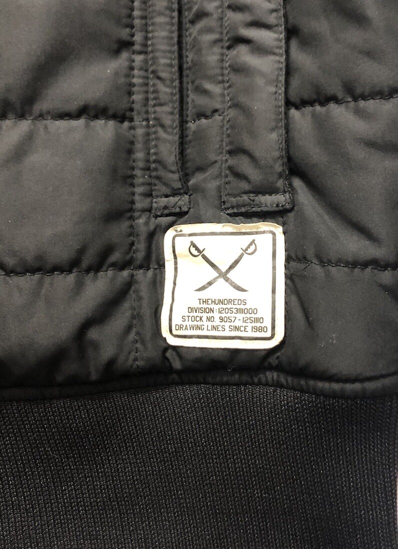HD The Hundreds Bomber Jacket Puffer Black Mens Medium | eBay