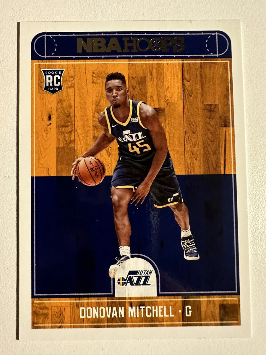 2017-18 NBA Hoops Donovan Mitchell #263 RC Rookie Jazz