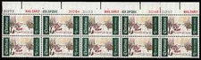 US Scott # 1384 Winter Sunday Norway, Maine Plate Block of 10 1969 6¢ Stamps MNH