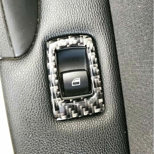 Carbon Fiber Armrest Door Handle Window Trim For BMW 3 Series E90 E92 LHD 37.8cm - Picture 7 of 7