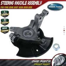 Front Right Steering Knuckle & Wheel Hub Bearing Assembly for Ford Edge 07-10