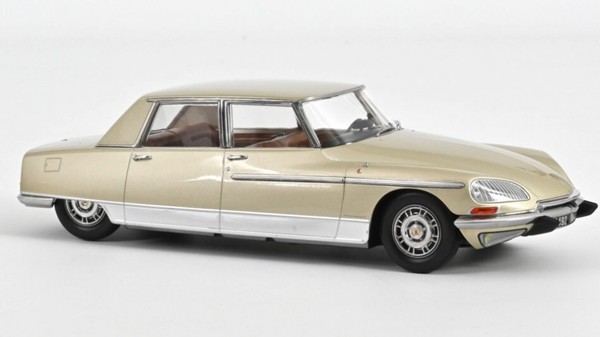 Norev 1/18 Citroen DS21 Lorraine 1969 Champagne Statisches Modell Diecast-image