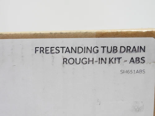Signature Hardware 2-3/8" Freestanding Tub Drain Rough-In Kit - ABS SH651ABS - Picture 2 of 2