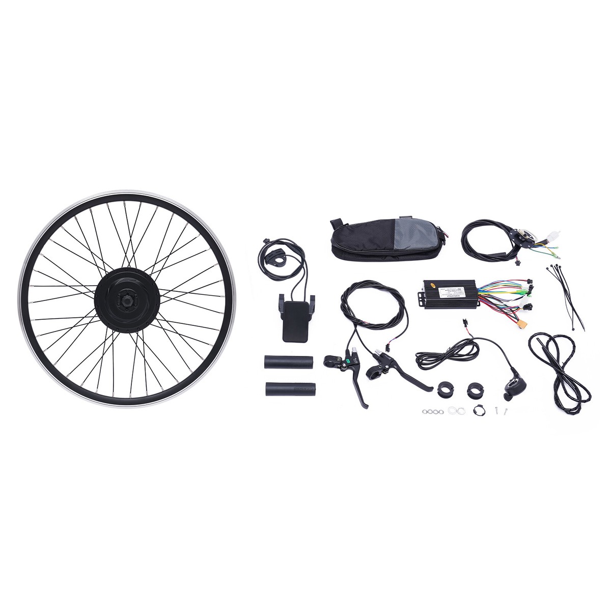 Bicycle Conversion Electric Bike Parts Amazon 24" 500W Ebike Front Wheel Electric  Bicycle Hub Motor Conversion