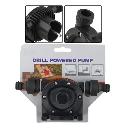 Pompe électrique auto-amorçante compatible avec perceuse électrique pour tran