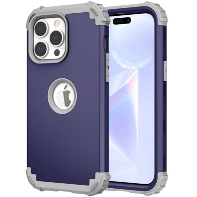 For iPhone 15 16 Pro Max 14 13 12 11 XS Shockproof Heavy Duty Hybrid Bumper Case