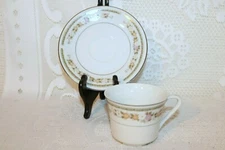 Everbrite Fine China SAVANAH SAVANNAH Japan Coffee Cups (2), Saucers (4)