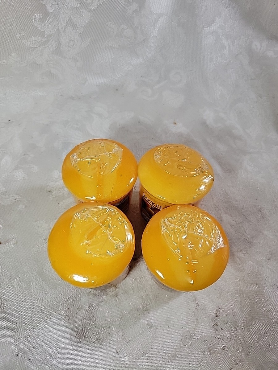 Candela Votiva Yankee Candle - Profumo Mango Peach Salsa, Fino A 15 Ore Di Fragranza, 49g - Foto 2