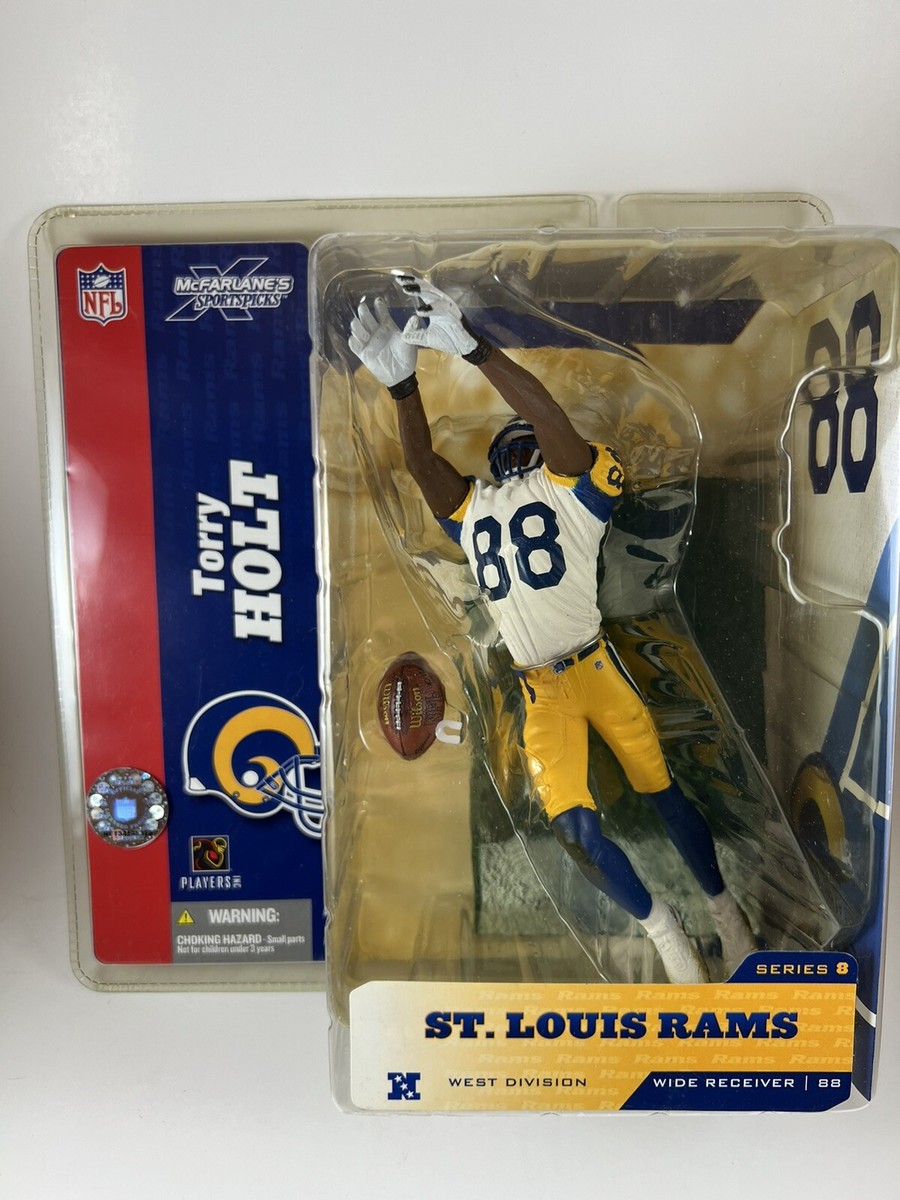 McFARLANE SPORTS PICKS NFL 8 ST LOUIS RAMS WR TORRY HOLT THROWBACK