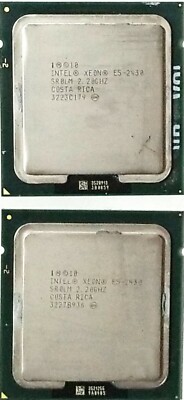 Intel Xeon E5-2430 SR0LM 2.2GHz 6 Core LGA 1356 CPU Processor， SOLD AS IS