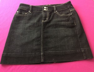 womens stretch denim mini skirt