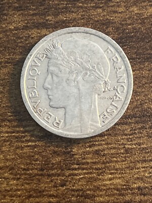 な　フランス　1 1947 France 1 One Franc Actual Coin TK9579* | eBay