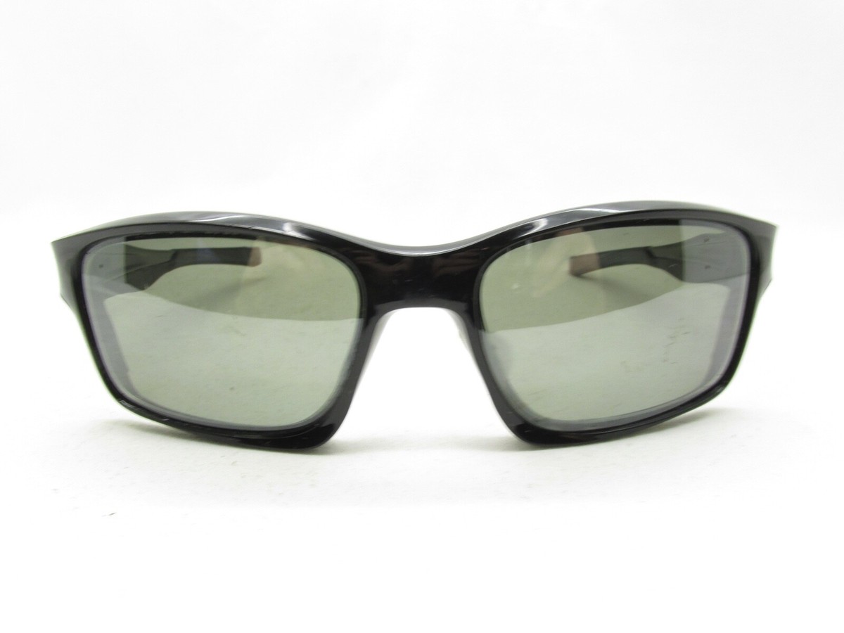 OAKLEY CHAIN LINK BLACK RECTANGULAR SPORTS WRAP EYEGLASSES FRAMES 58-155  117084