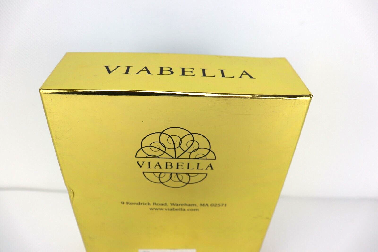 Merry Christmas Viabella 18 Cards Tree Holiday Turquoise Blue Glitter