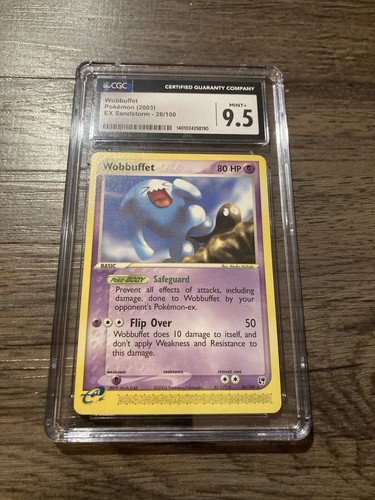 Wobbuffet graded CGC 9.5 for sale on eBay